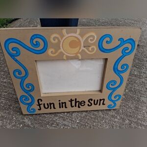 Fun in the Sun Wooden Picture Frame
